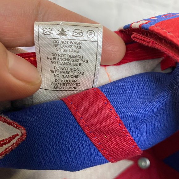 Reebok NY Giants Hat Cap Youth Strap Back Red White Blue Team Apparel One Size - Picture 10 of 10